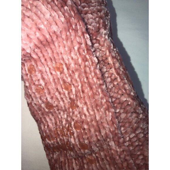 Simply Southern Camper Sock Womens Pink Chenille Sherpa Lined No Skid BRAND NEW - Picture 4 of 4